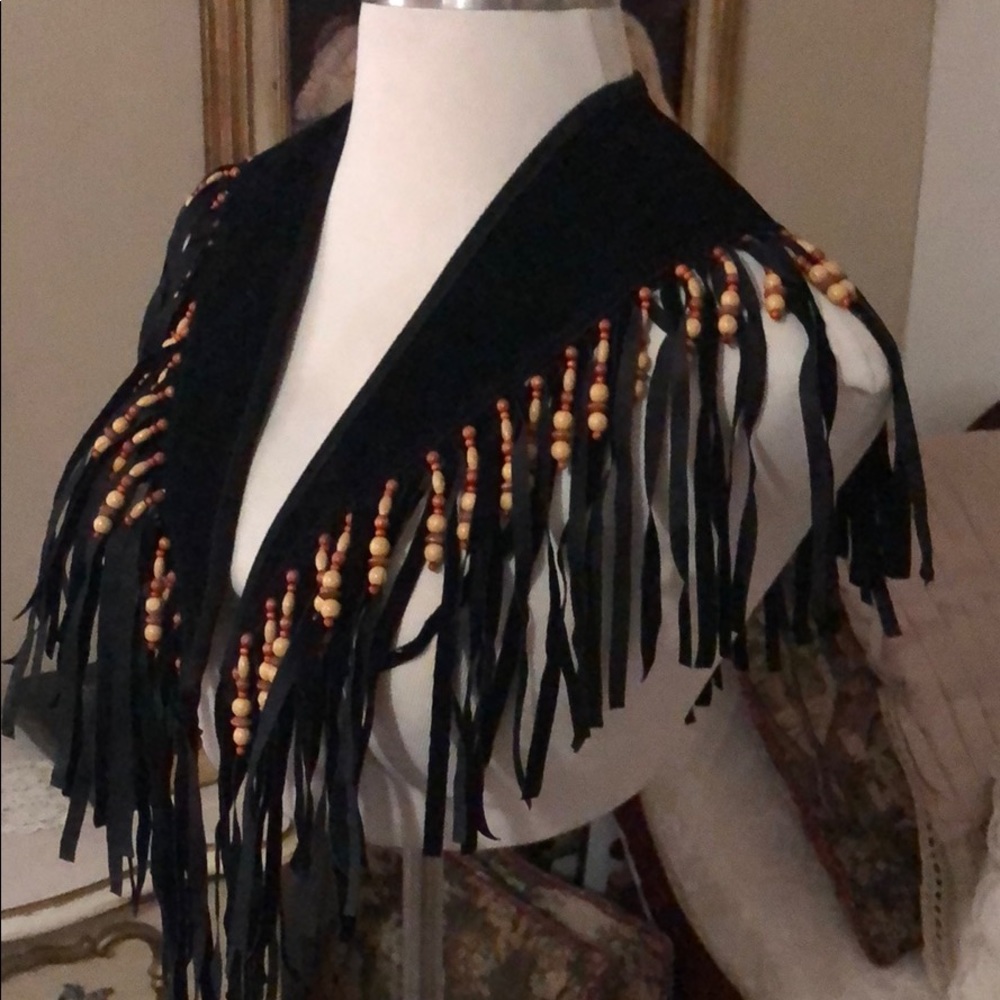 Gorgeous leather RODEO BOLERO THINGY